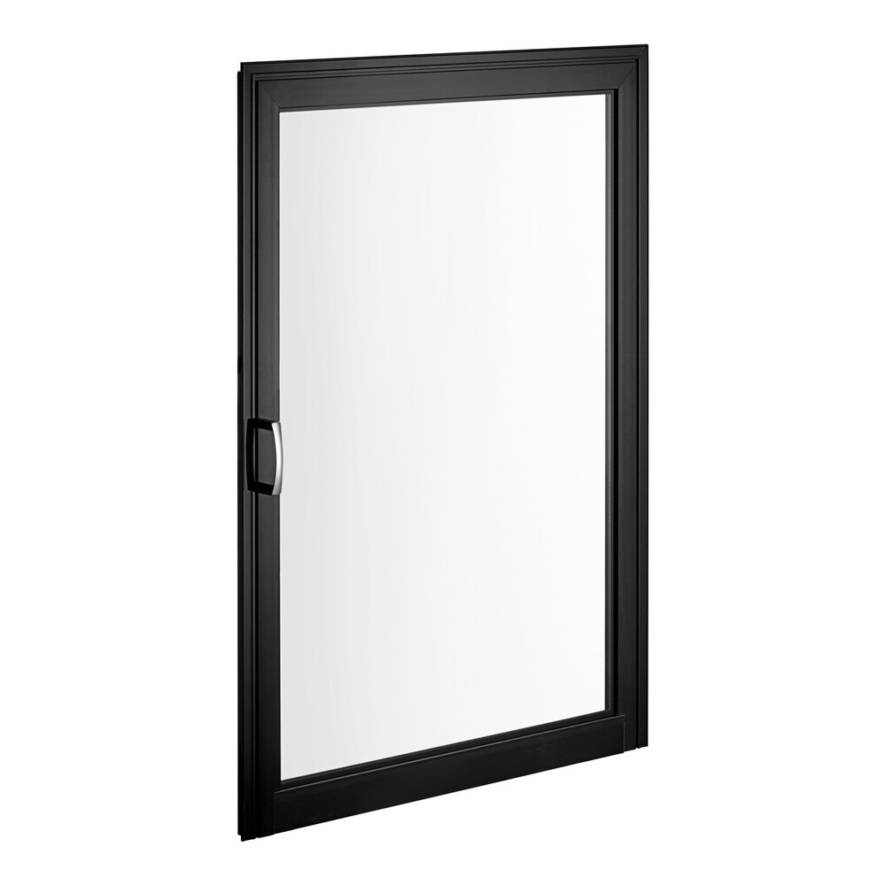 Avantco 19386359 Black Left Glass Door Assembly for BCFD-48 and BCF-48-HC