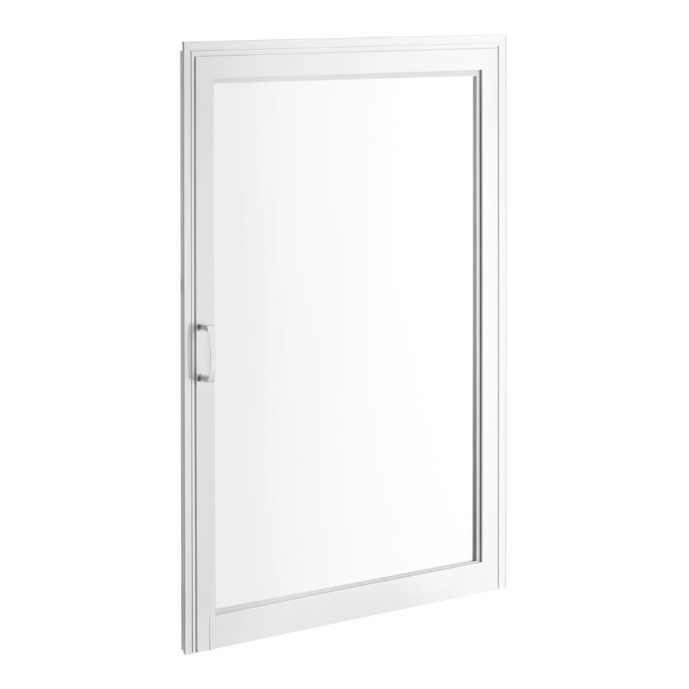 Avantco 19386361 White Left Glass Door Assembly for BCFD-48 and BCF-48-HC