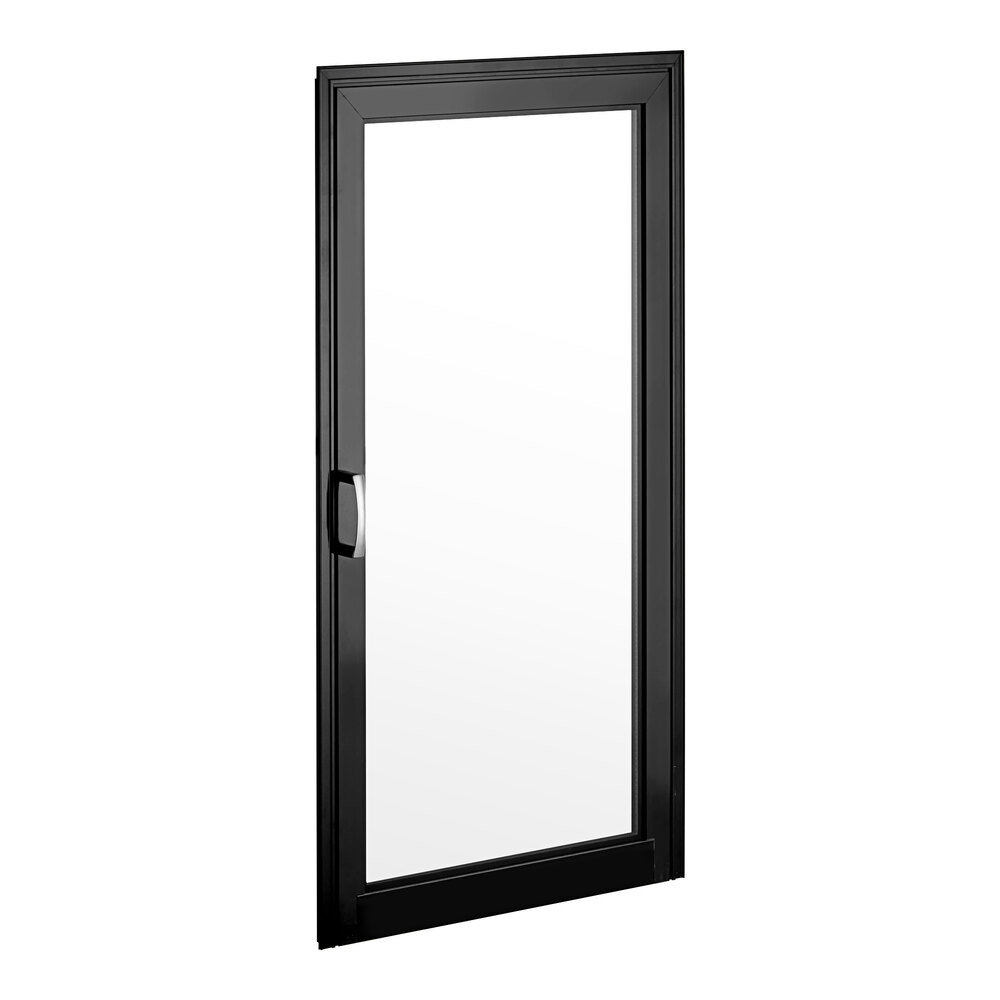 Avantco 19386367 Black Left Glass Door Assembly for BCFD-72 and BCF-72-HC