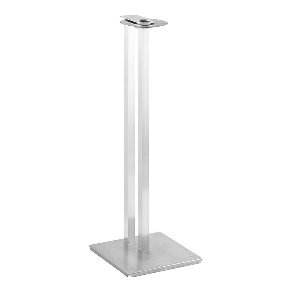 Advance Tabco SST-36 Aluminum 36" Tall Sanitizer Dispenser Stand