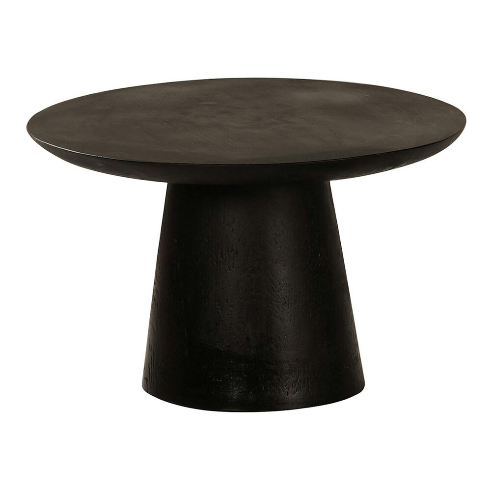 Cal-Mil Brooklyn 12" x 7" Black Wood Cake Pedestal