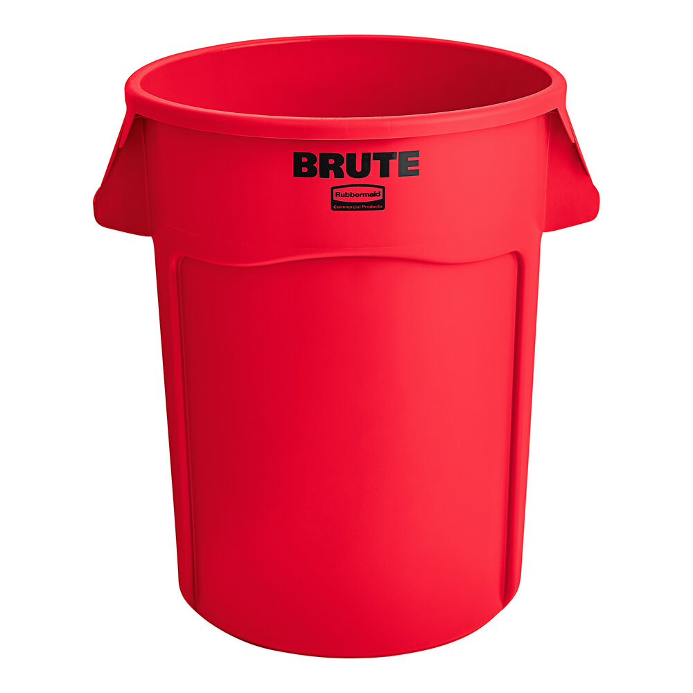 Rubbermaid® FG264300RED BRUTE 44 Gallon Red Round Trash Can