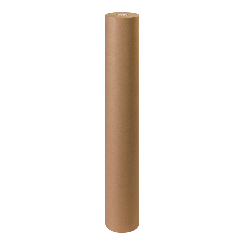 Lavex 60" x 475' 75 lb. Natural Kraft Void Fill Packing Paper Roll