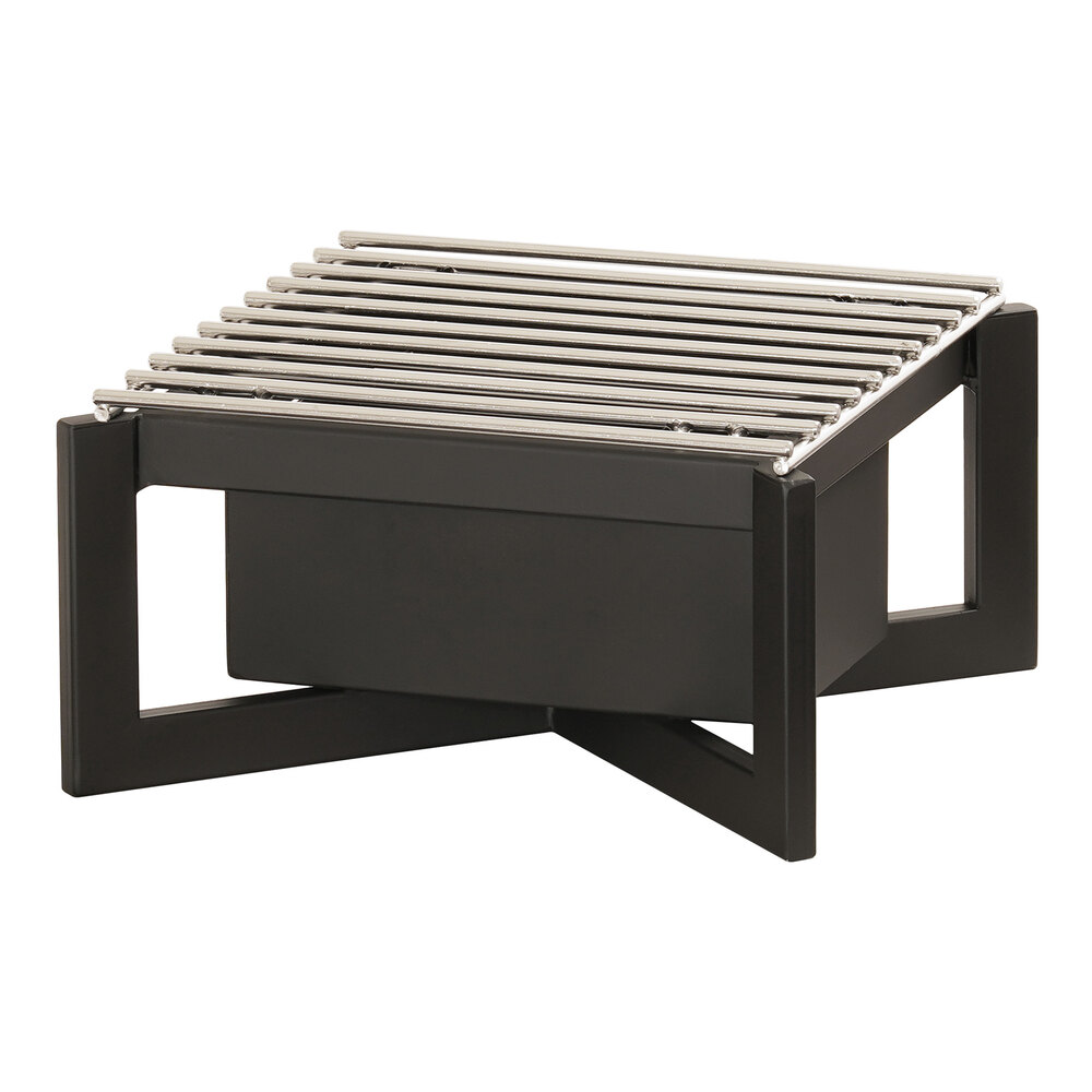 Cal-Mil Milo 11" x 11" x 5 1/2" Black Metal Chafer Alternative 23803-13