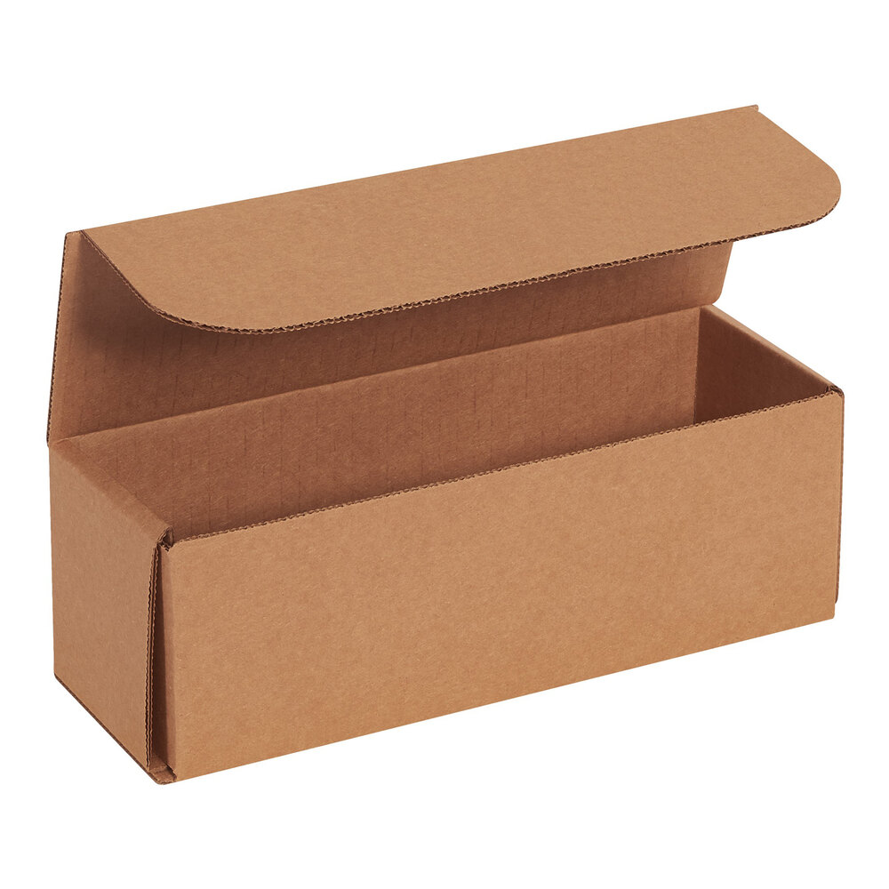 Lavex 9" x 3" x 3" Kraft Tuck Top Corrugated Mailer - 50/Case