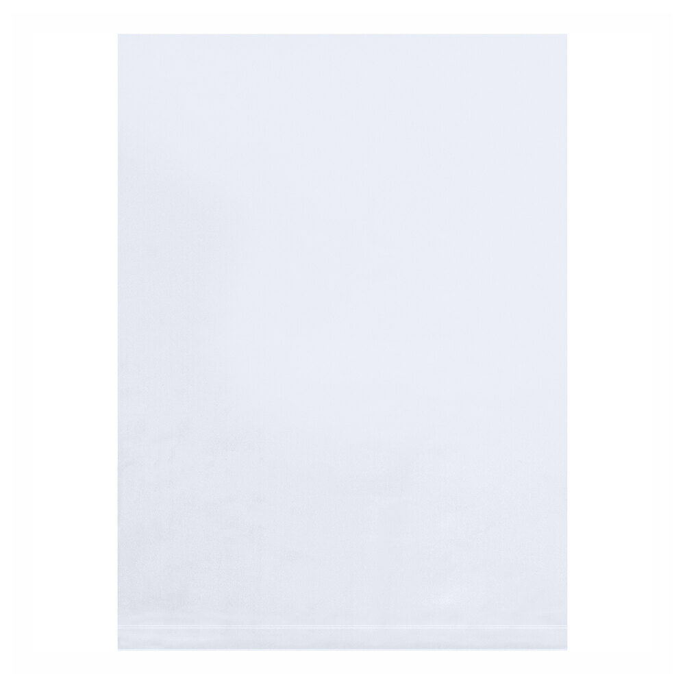 Lavex 6" x 6" 6 Mil Clear Flat Polyethylene Bag - 1,000/Case