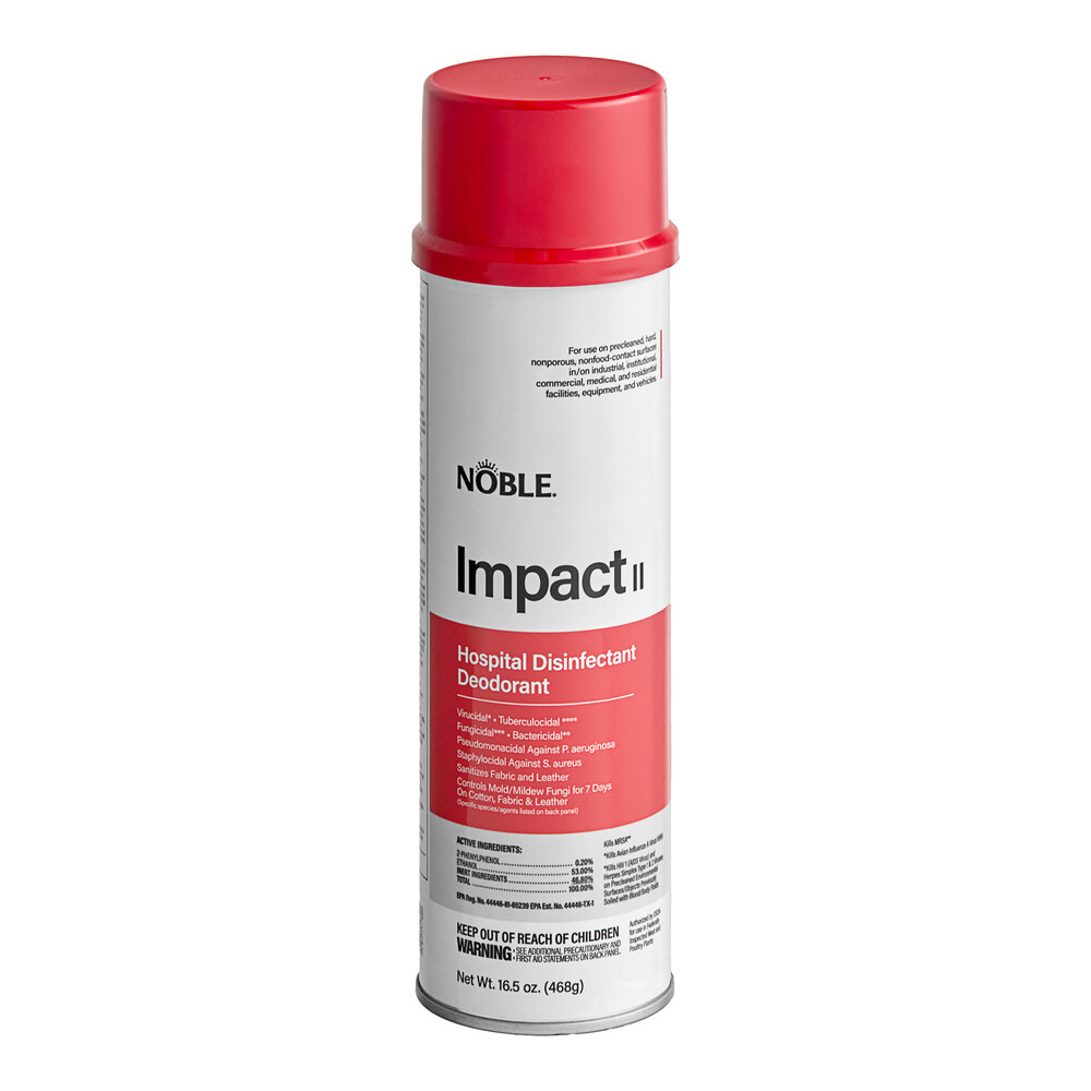 Noble 16.5 oz. Impact II Ready-to-Use Disinfectant Spray / Deodorizer