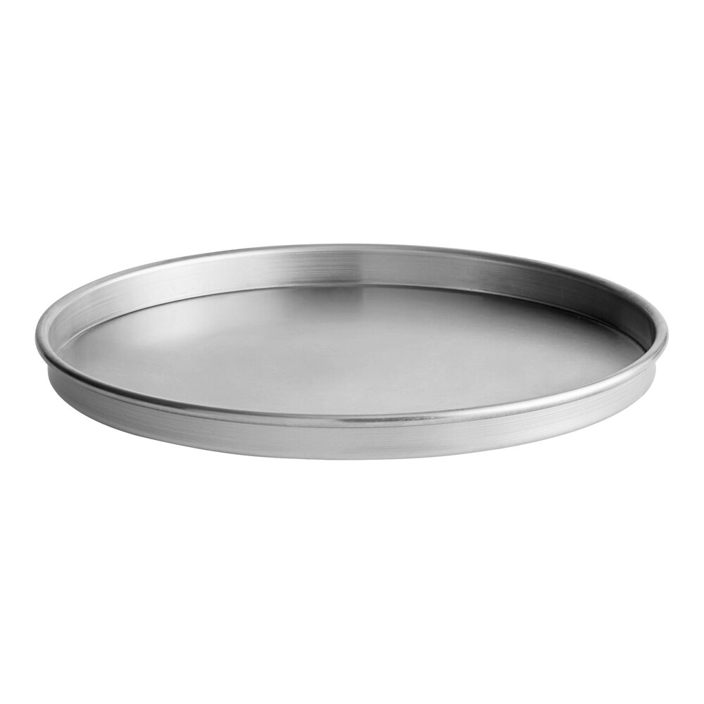 American Metalcraft HA4014 14" x 1" Heavy Weight Aluminum Straight Sided Pizza Pan