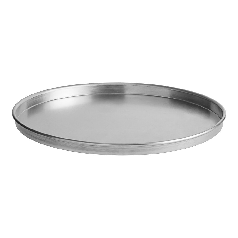 American Metalcraft HA4018 18" x 1" Heavy Weight Aluminum Straight Sided Pizza Pan