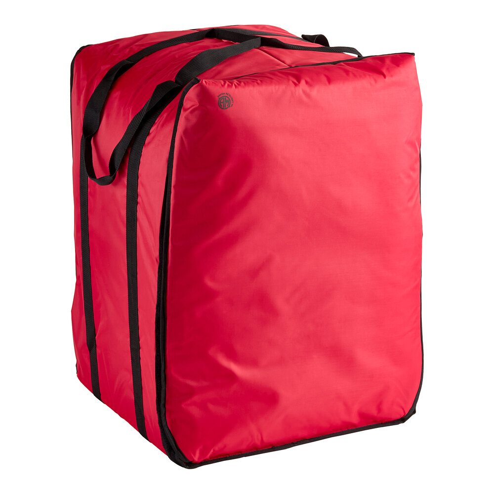 American Metalcraft PBBAG26 Replacement Standard Red Nylon Pizza Delivery Bag, 19" x 19" x 27"