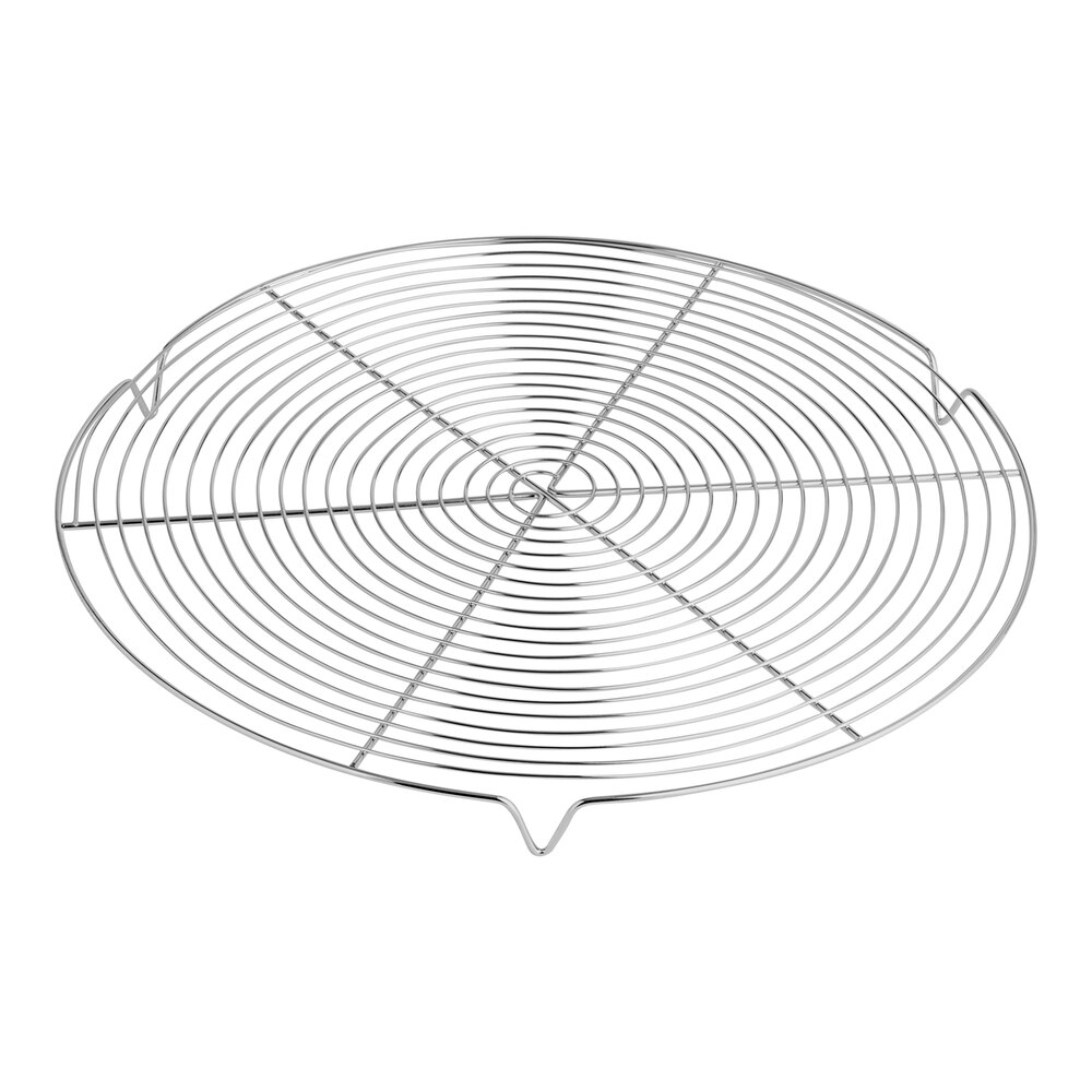 Matfer Bourgeat 14" Round Footed Stainless Steel Cooling Rack 312505