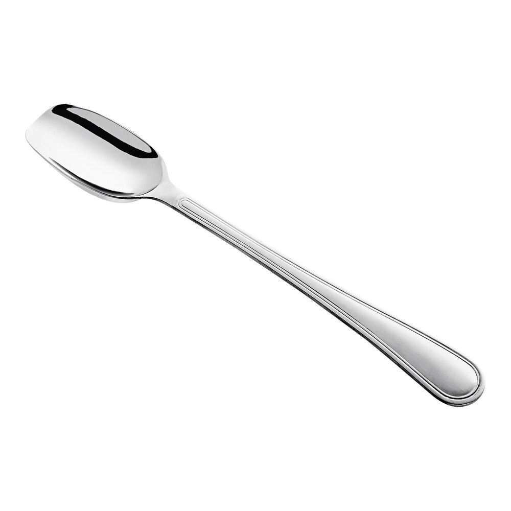 Carlisle 604460 Aria 0.5 oz. 18/8 Stainless Steel Serving Spoon - 9 1/4"