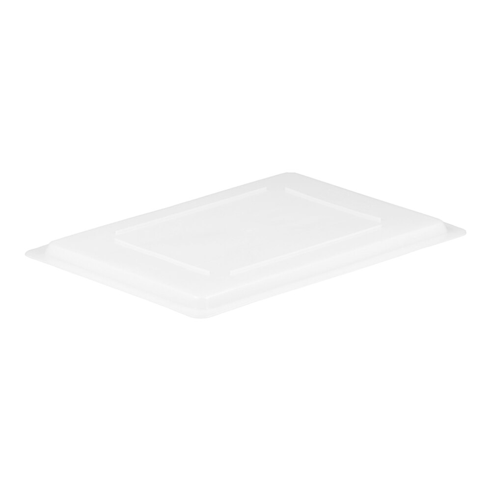 Rubbermaid® FG350200WHT White Polyethylene Lid - 26" x 18"