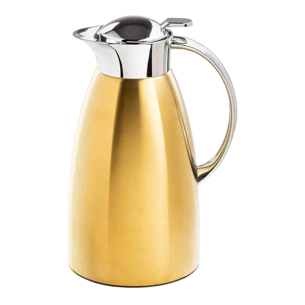Tablecraft 68 oz. Gold Stainless Steel Coffee Carafe 12679 - 6/Case
