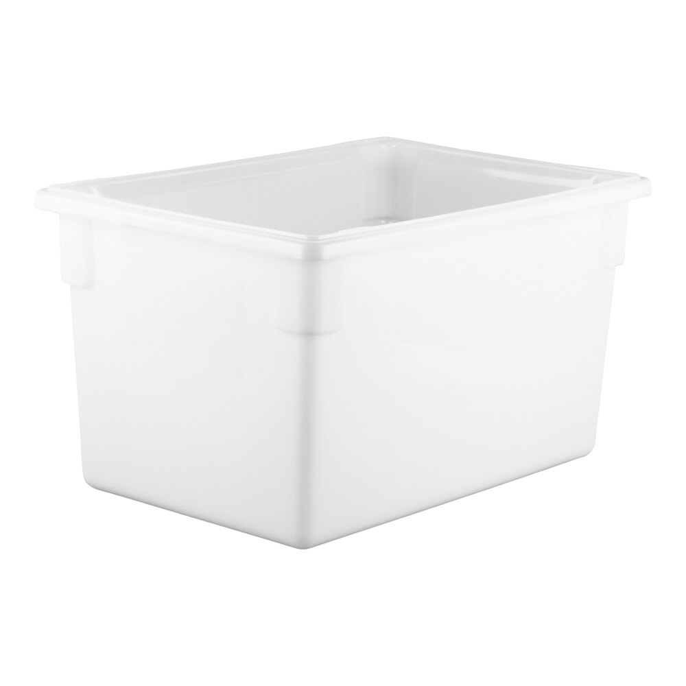 Carlisle 1064402 StorPlus White Food Storage Box - 26" x 18" x 15"