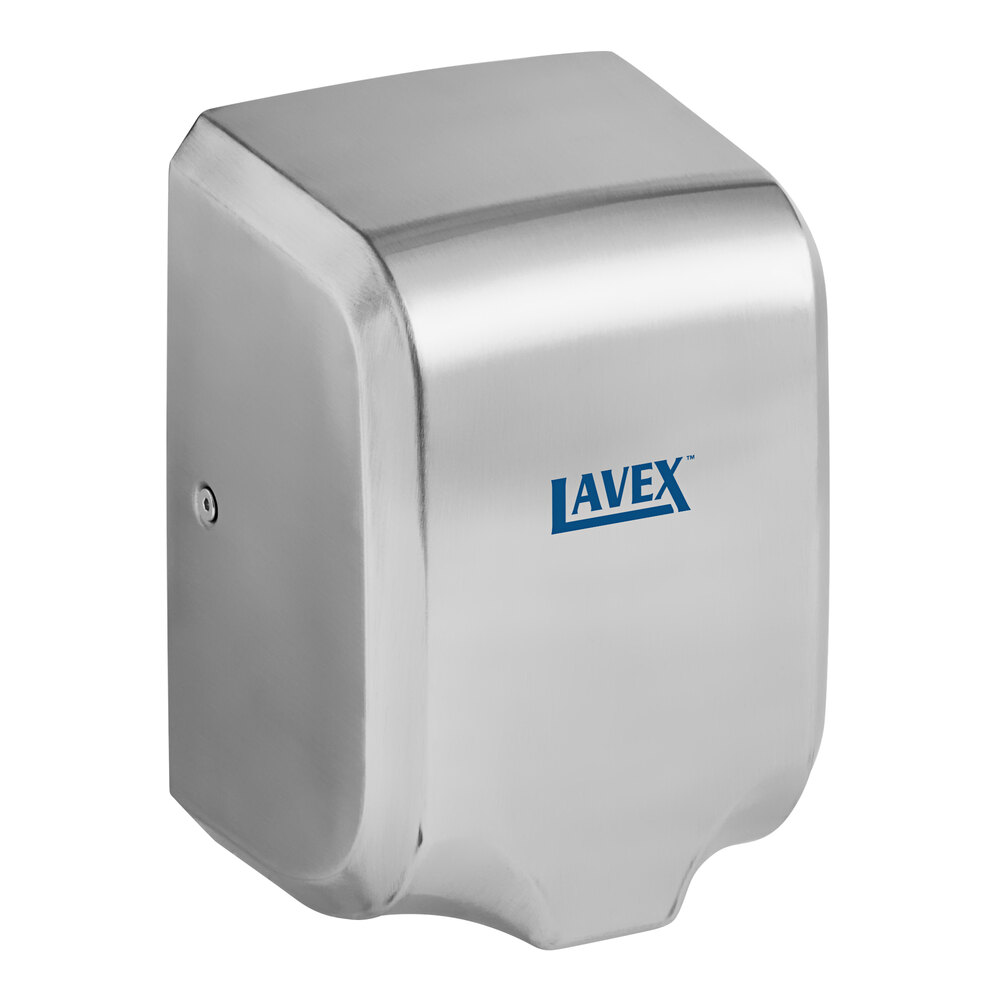 Lavex Satin Stainless Steel Automatic Hand Dryer - 110/120V, 1,350W