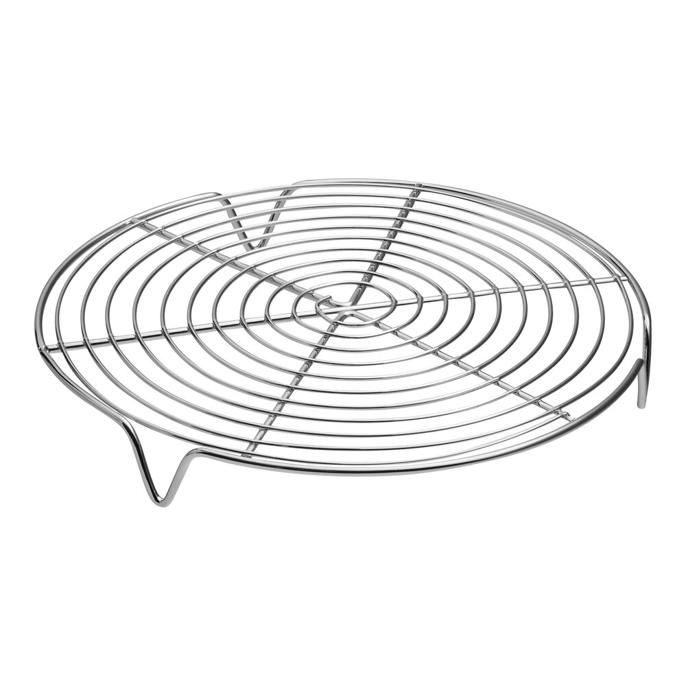 Matfer Bourgeat 7 3/4" Round Footed Stainless Steel Cooling Rack 312501