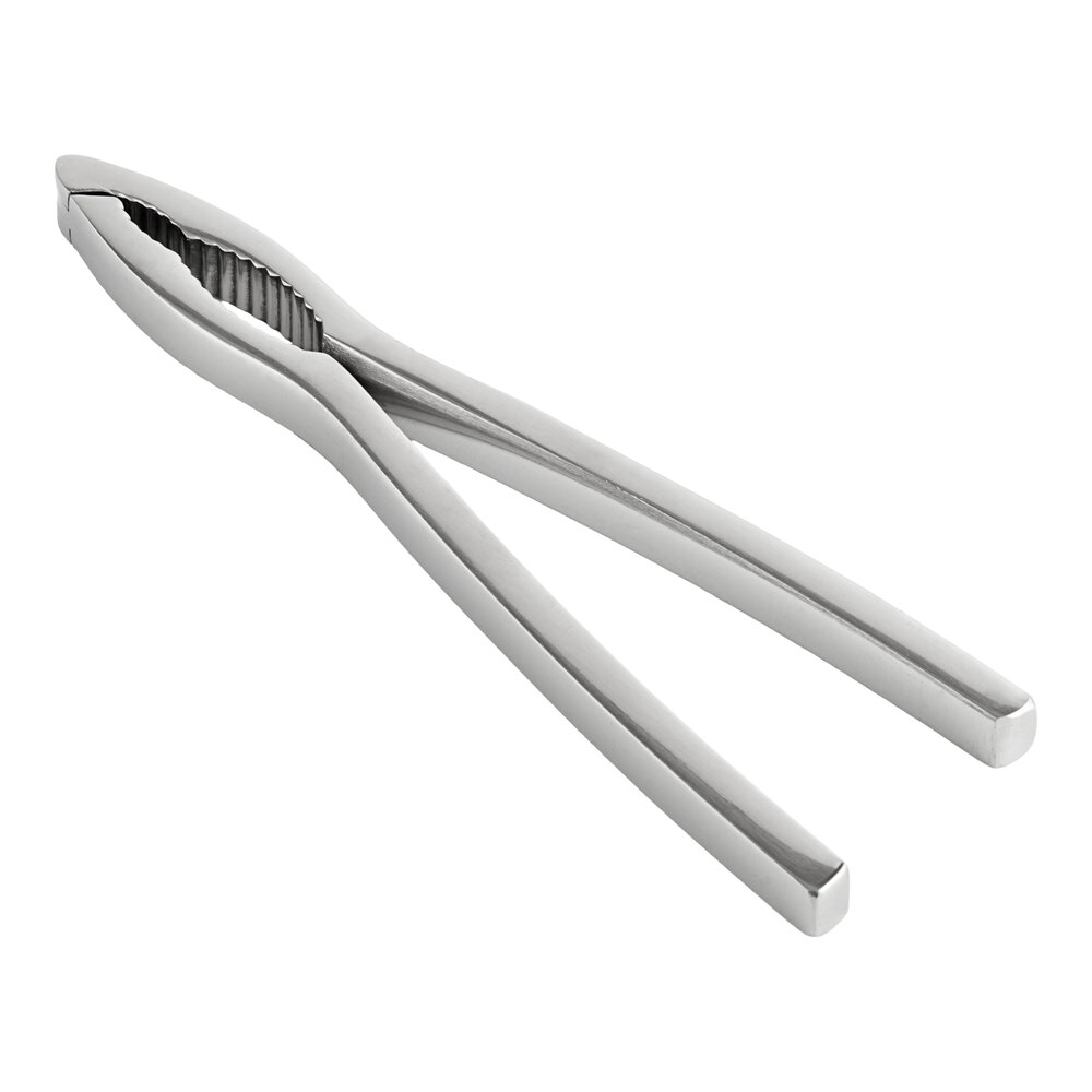 Choice 6 1/2" Stainless Steel Double-Jaw Heavy-Duty Lobster Cracker