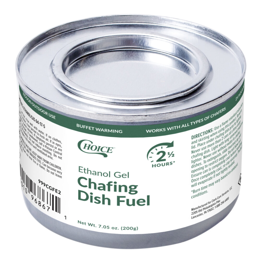 Choice 2.5 Hour Ethanol Gel Chafing Dish Fuel - 12/Pack