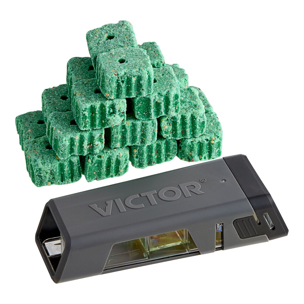 Victor® Pest M923 Fast-Kill® Refillable Mouse Bait Station - 20/Pack