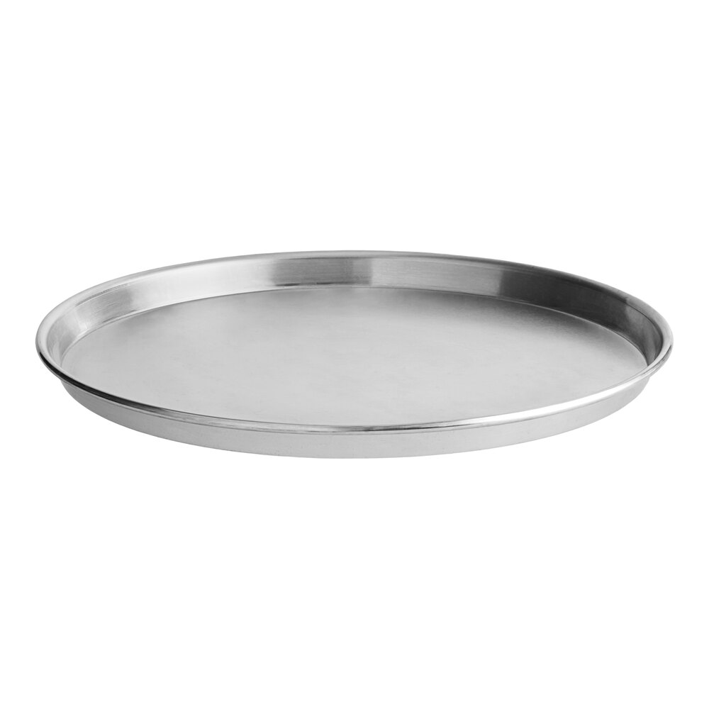 American Metalcraft ADEP14 14" x 1" Standard Weight Aluminum Tapered / Nesting Dish Pizza Pan