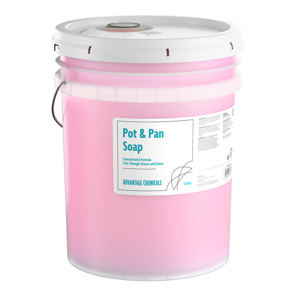 Advantage Chemicals 5 Gallon / 640 oz. Concentrated Pot & Pan Soap