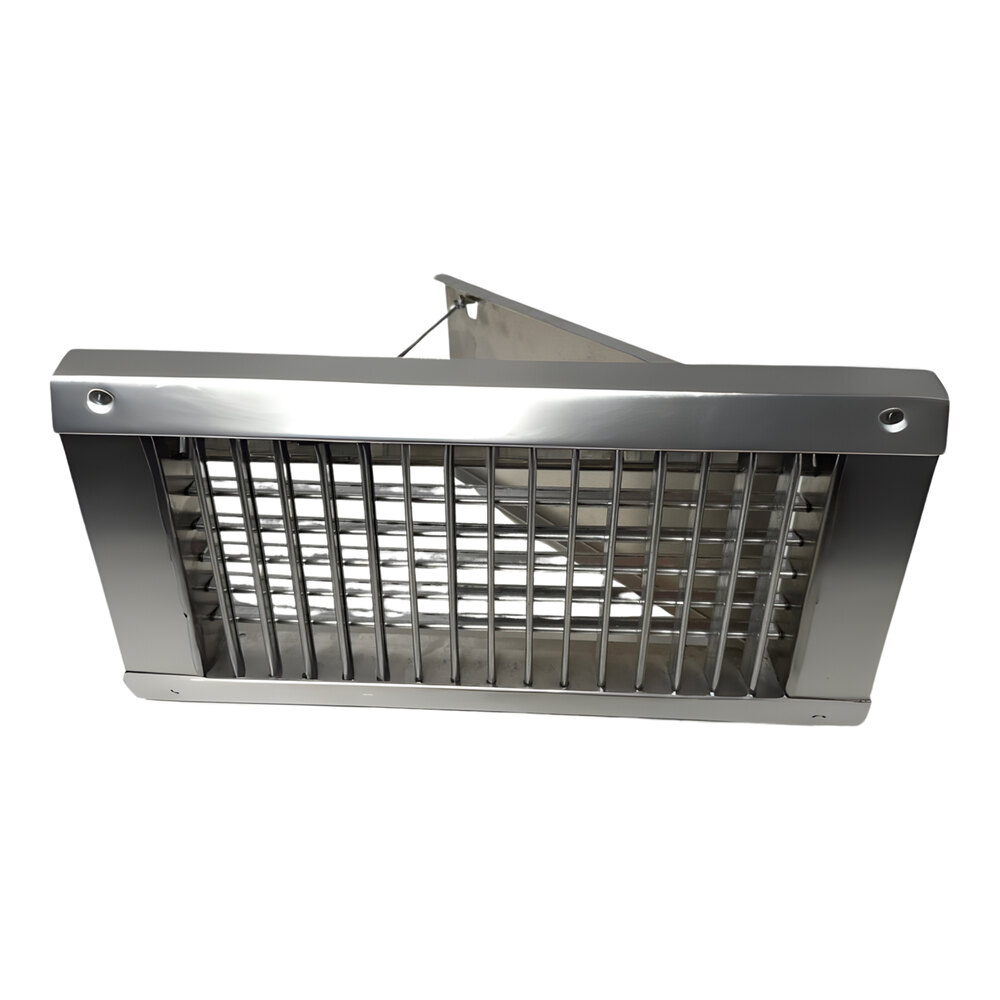 American Louver Company 16" x 8" Aluminum Spiral Duct Grille for 22" and Larger Ducts SP-16X8-M