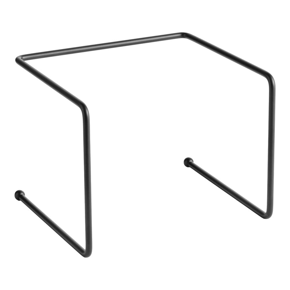 Choice 9" x 8" x 7" Black Metal Pizza Stand