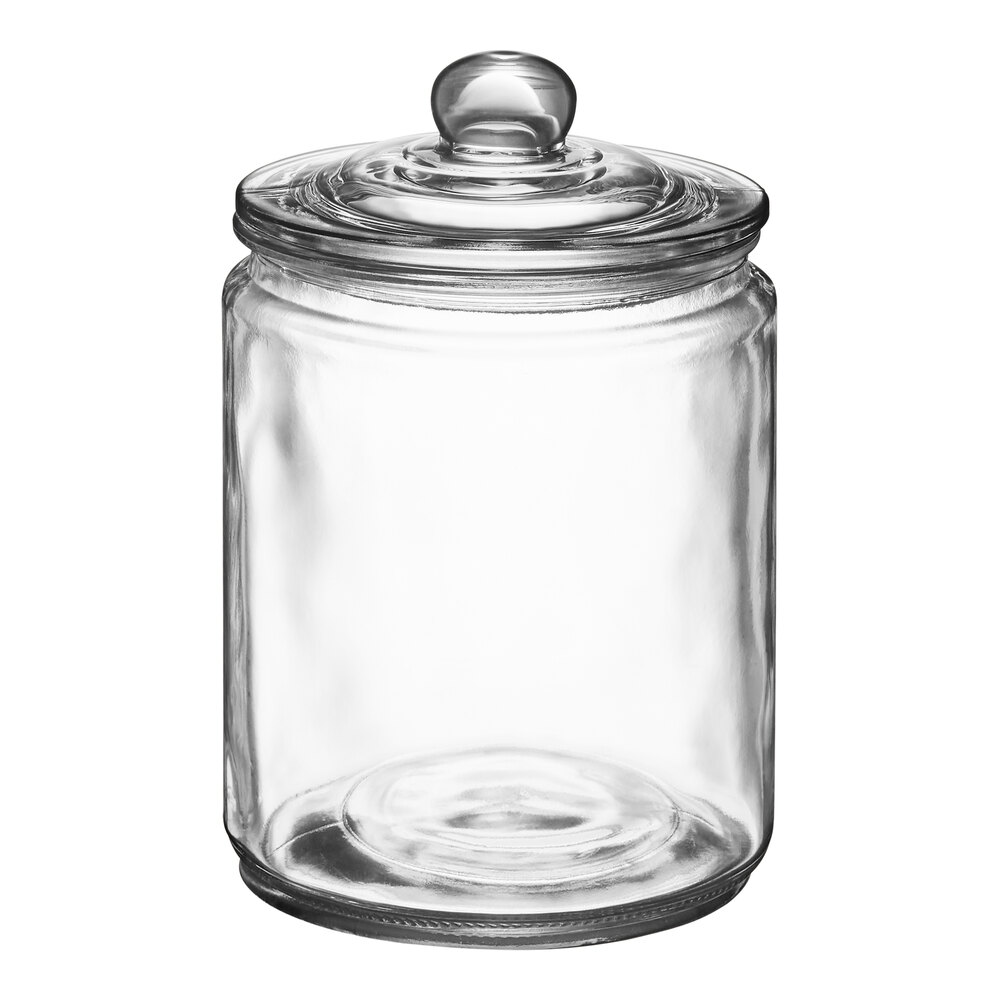 Choice 0.5 Gallon Glass Jar with Lid