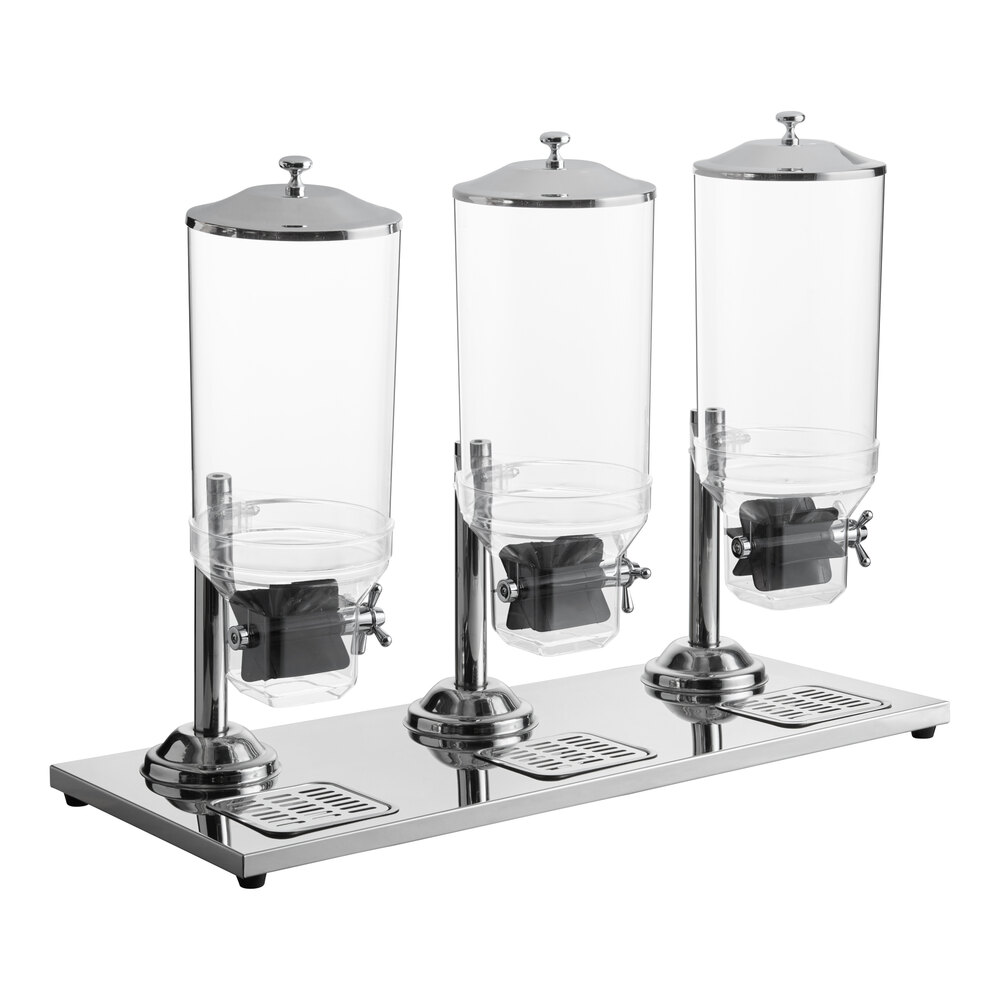 Choice 8 Liter Triple Canister Cereal Dispenser