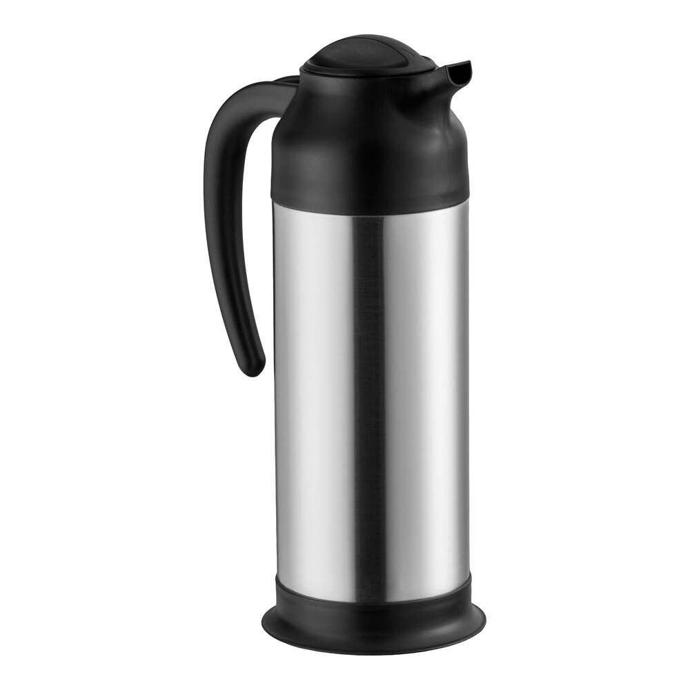 Choice 34 oz. Stainless Steel Insulated Carafe / Server