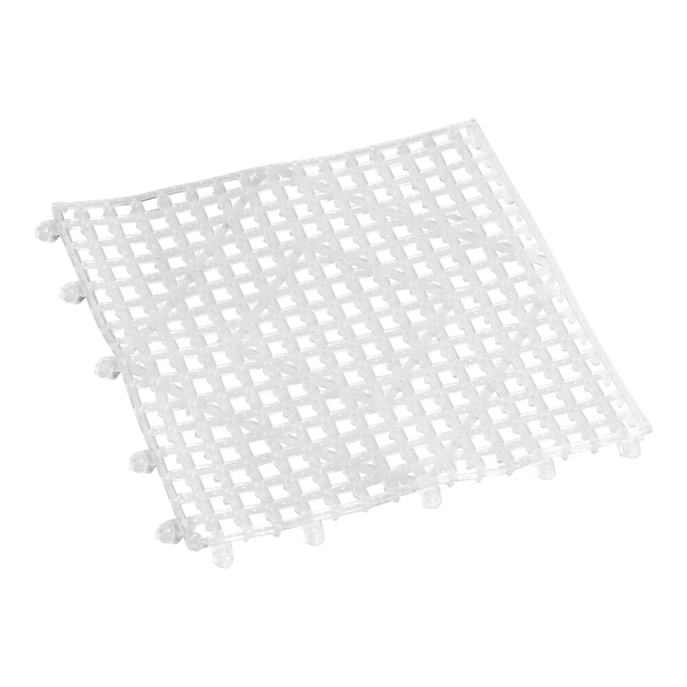 Choice 12" x 12" Clear Interlocking Bar Mat