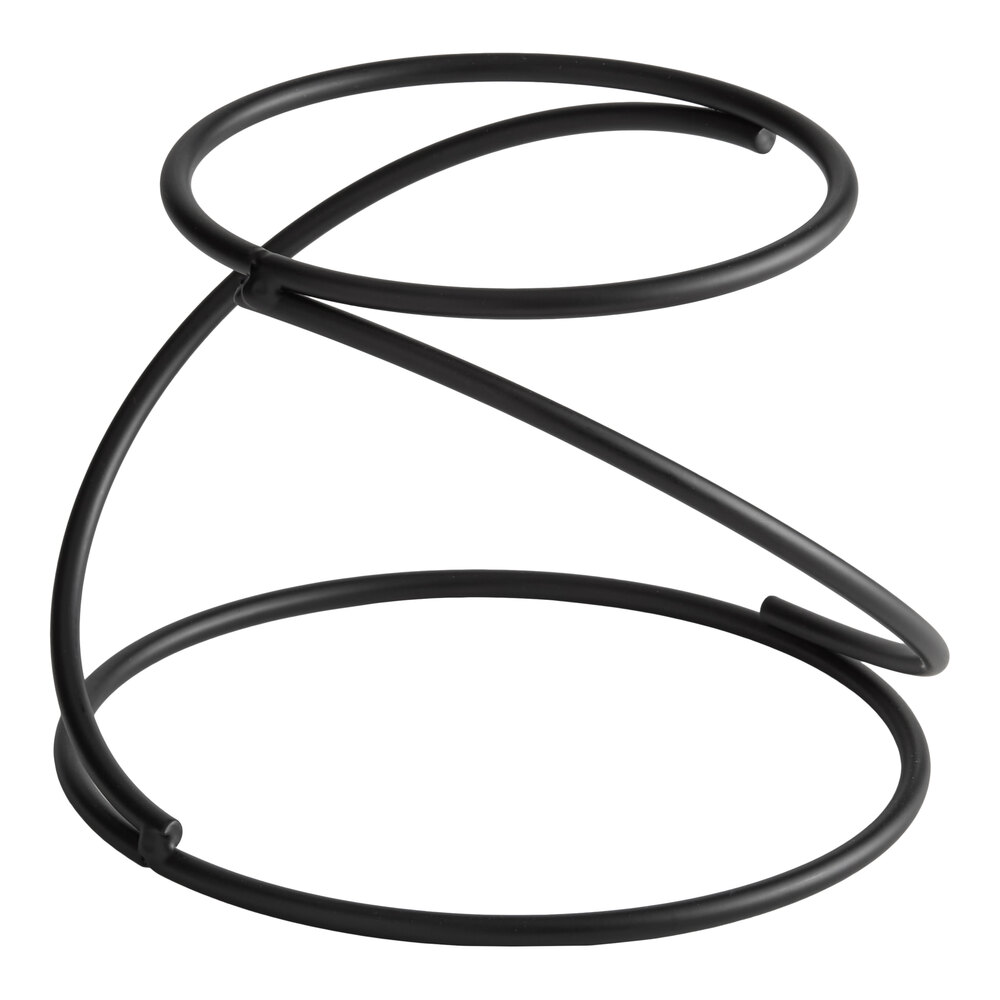 Acopa 7" Black Swirl Metal Display Stand