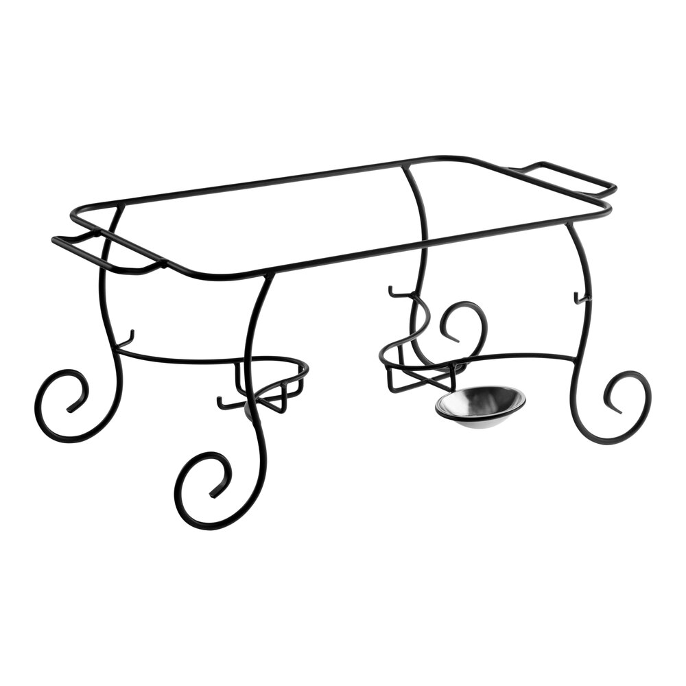Choice Wrought Iron 8 Qt. Full Size Chafer Stand