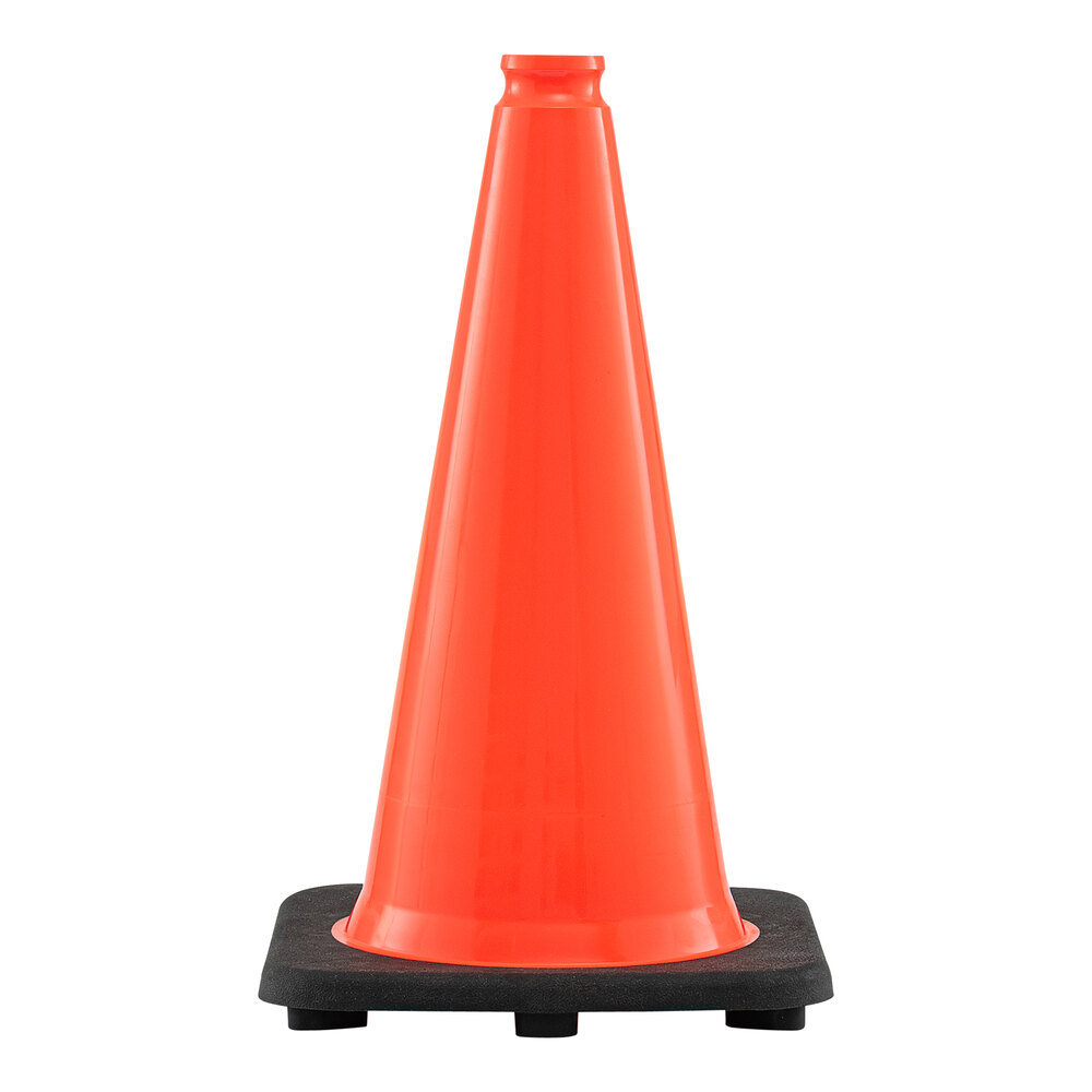 Xpose Safety 18" Orange Heavy-Duty PVC Traffic Cone with 3 lb. Base OTC18-1-X