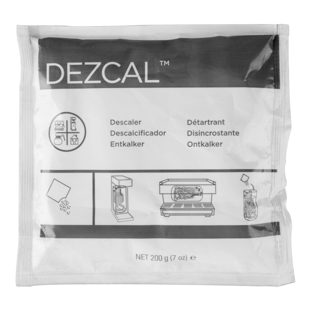 Urnex 15-DEZC24-7 7 oz. Dezcal Coffee Equipment Scale Removing Powder - 24/Case