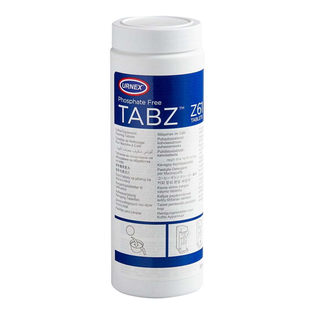 Urnex 13-Z61-UX120-12 Tabz Z61 120 ct. 4g Coffee Equipment Cleaning Tablets