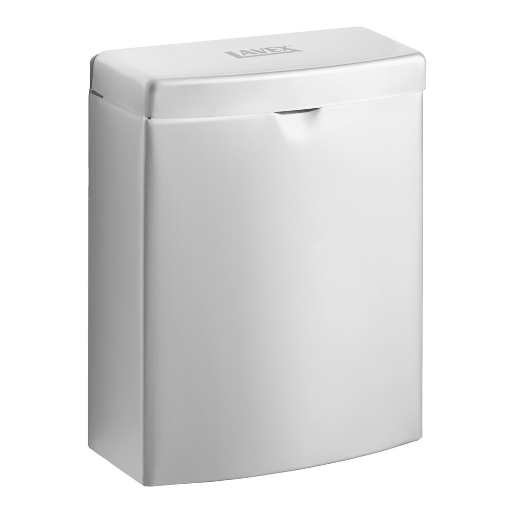 Lavex Stainless Steel Wall Mount Sanitary Napkin Receptacle