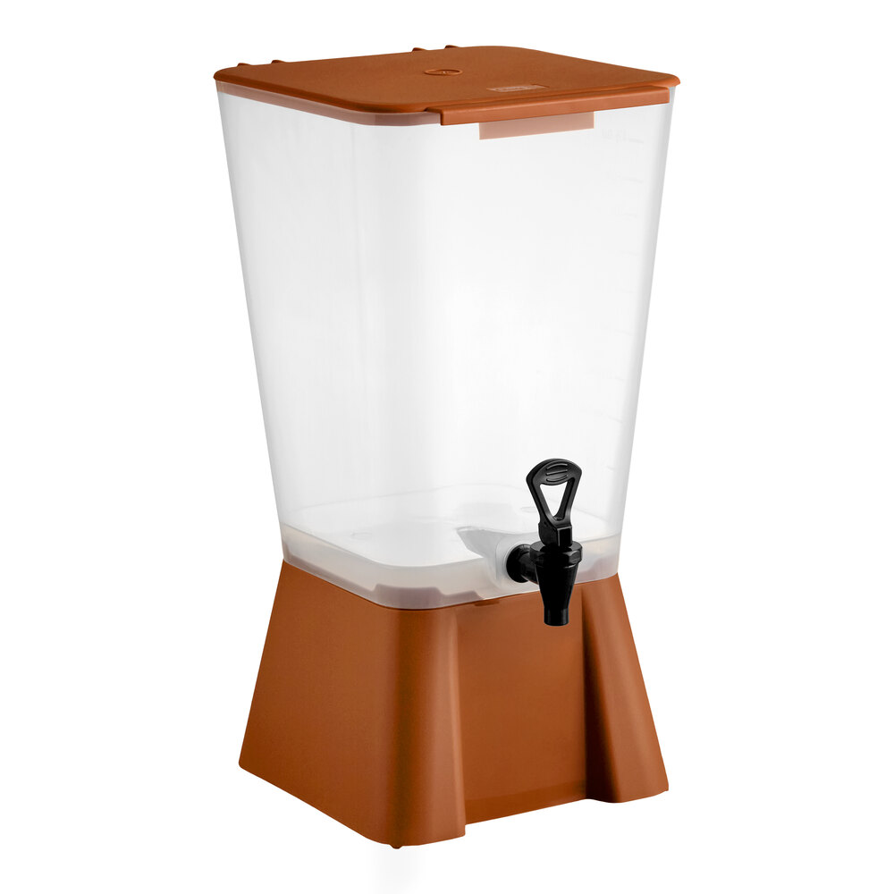 Choice 5 Gallon Brown Beverage / Juice Dispenser