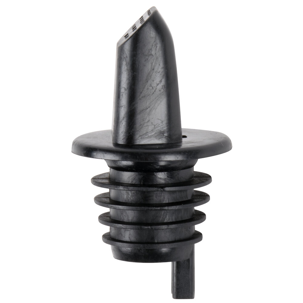 Tablecraft Black Liquor Pourer with Screen 33BK - 144/Case