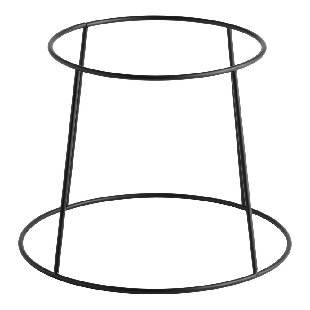 Acopa 7" Round Black Metal Display Stand