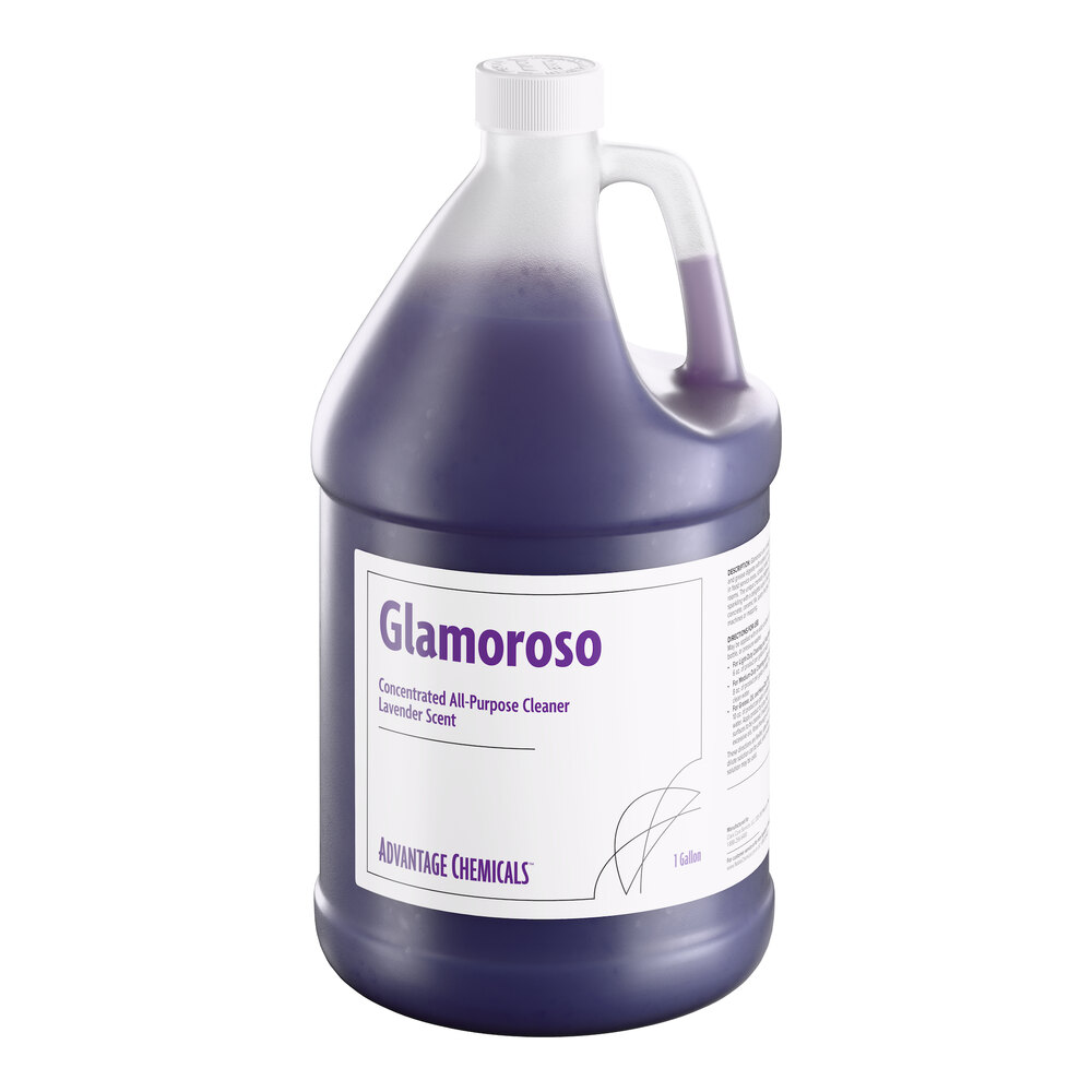 Advantage Chemicals 1 Gallon / 128 oz. "Glamoroso" Lavender Concentrated All-Purpose Cleaner