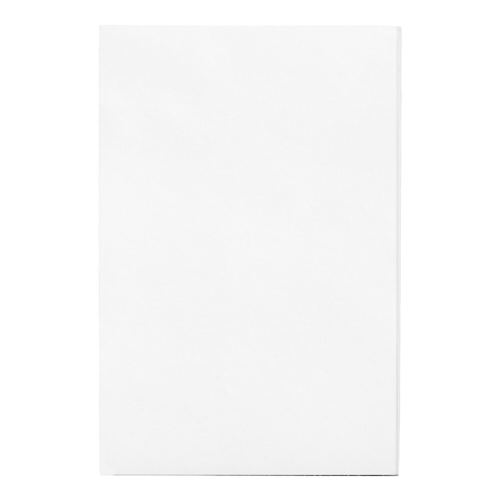 Choice 4" x 6" 1 Part White Scratch Pad - 10/Pack