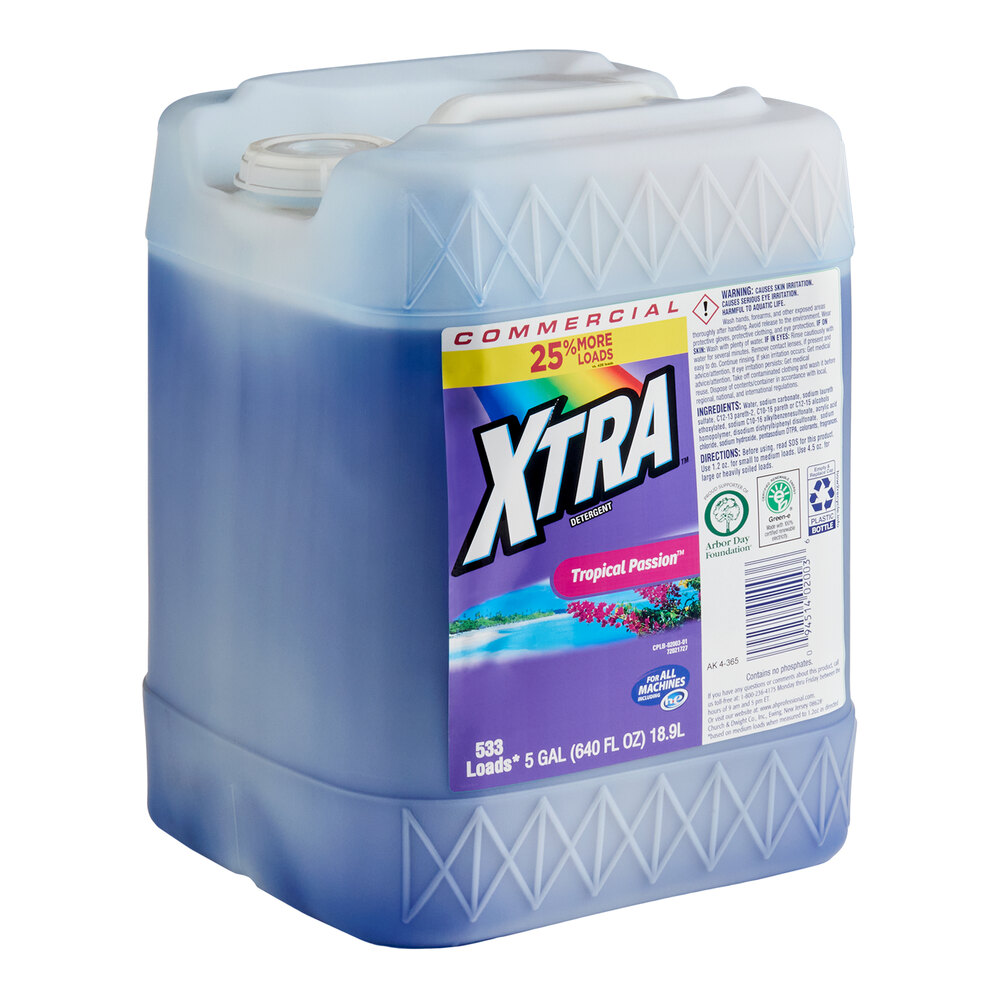 XTRA 5 Gallon Tropical Passion Liquid Laundry Detergent