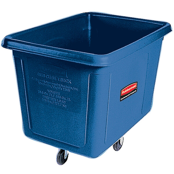 Rubbermaid® FG460800DBLUE Dark Blue 8 Cu. Ft. Bulk Cube Truck (300 lb.)