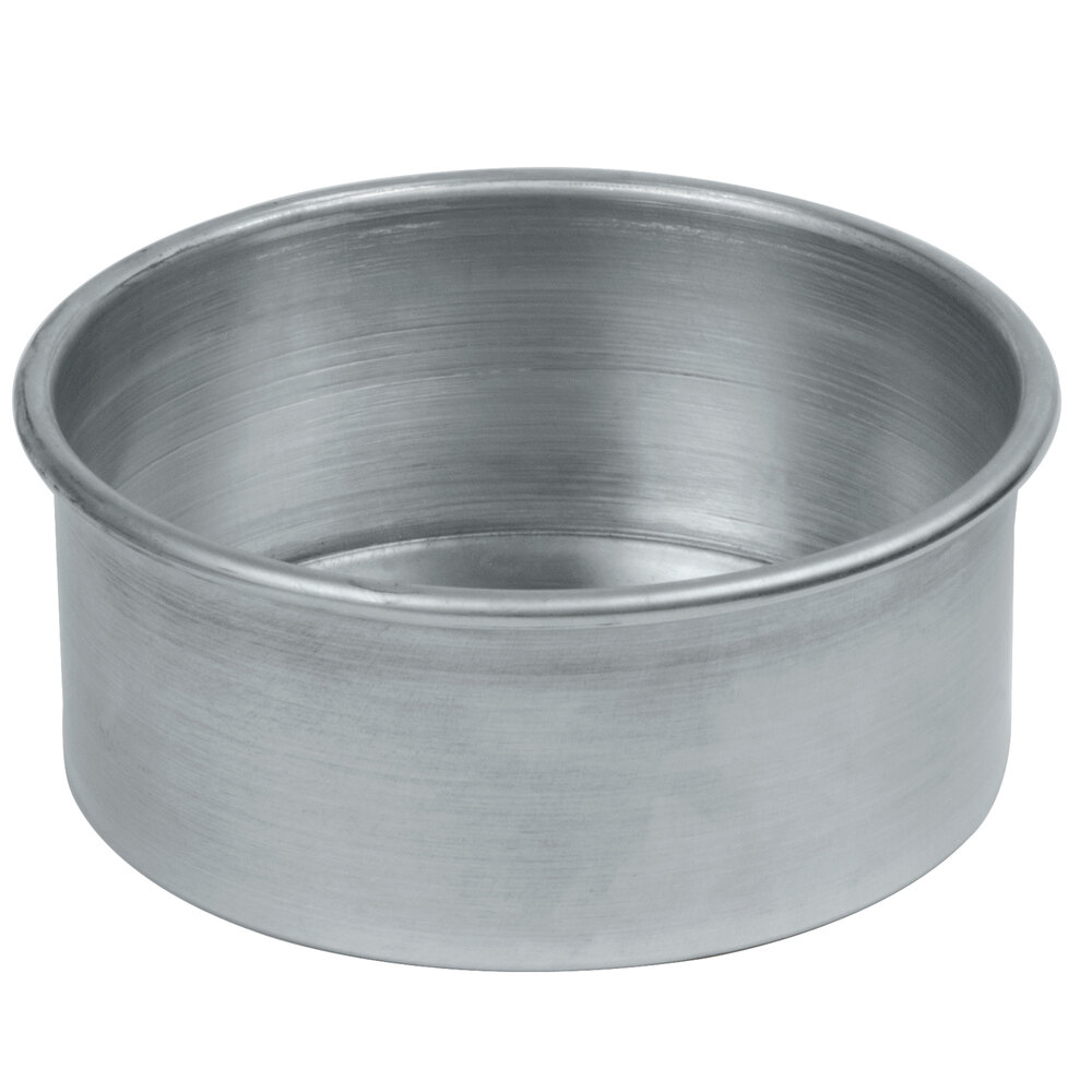 American Metalcraft 3807 7" x 3" Aluminum Round Cake Pan