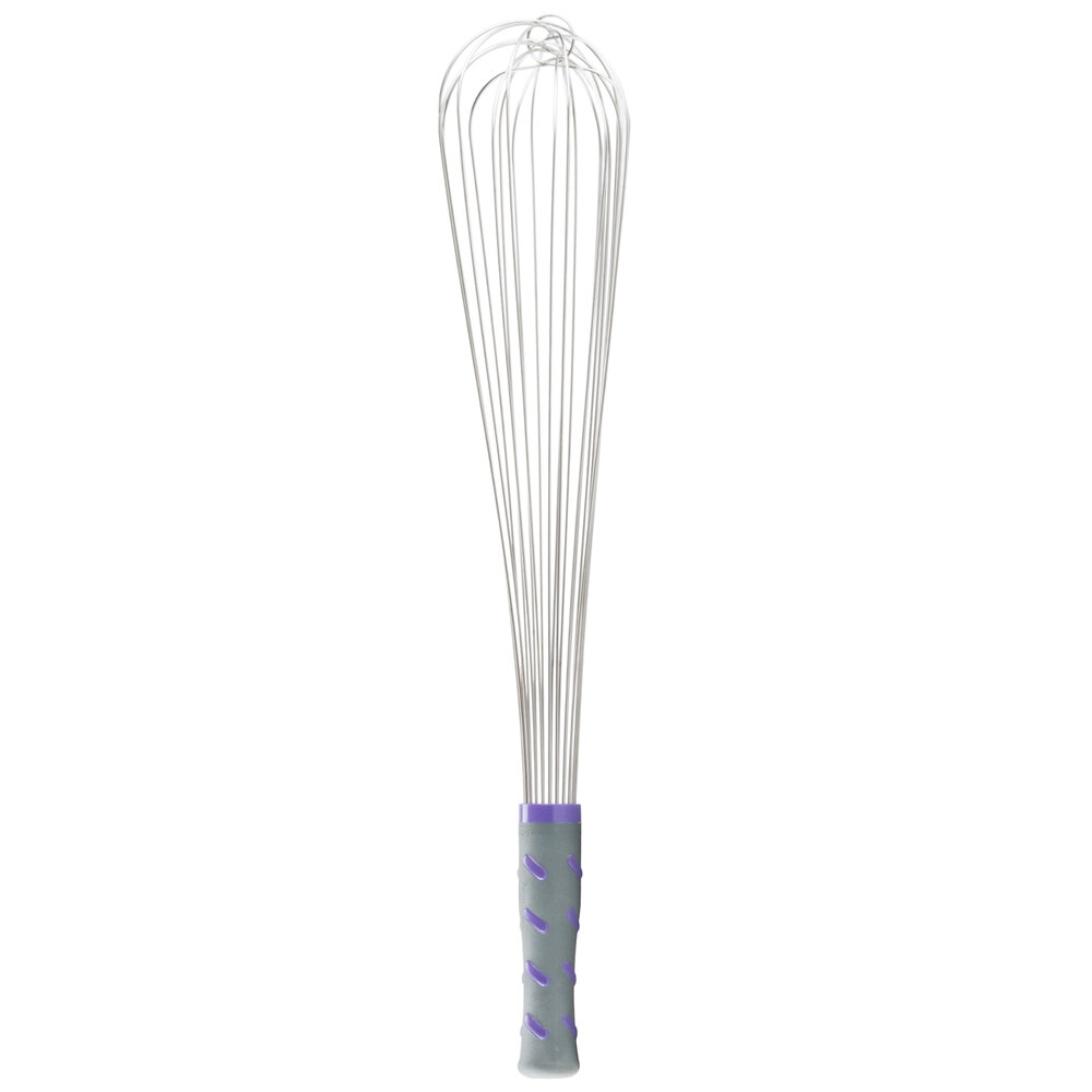 Vollrath Jacob's Pride® 18" Stainless Steel Piano Whip / Whisk with Nylon Handle 47006