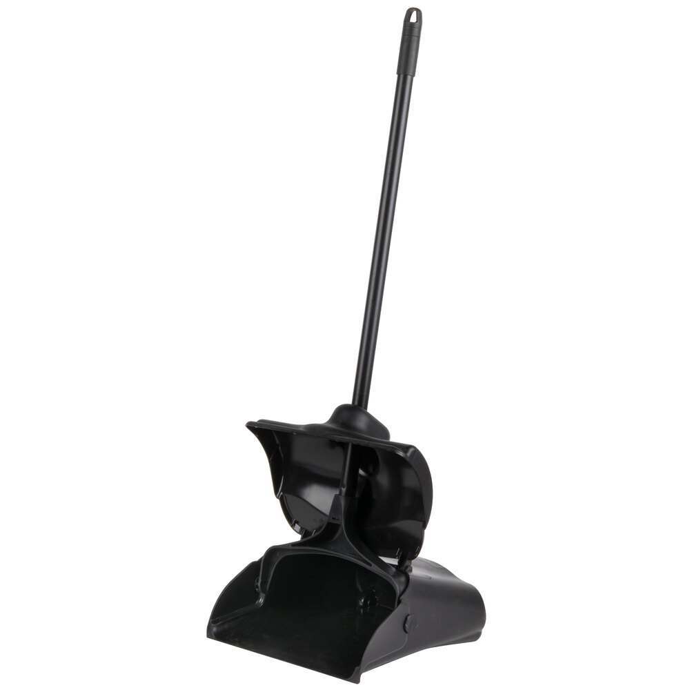 Rubbermaid® FG253200BLA Executive Series™ Lobby Pro Plastic Upright Dust Pan with Cover