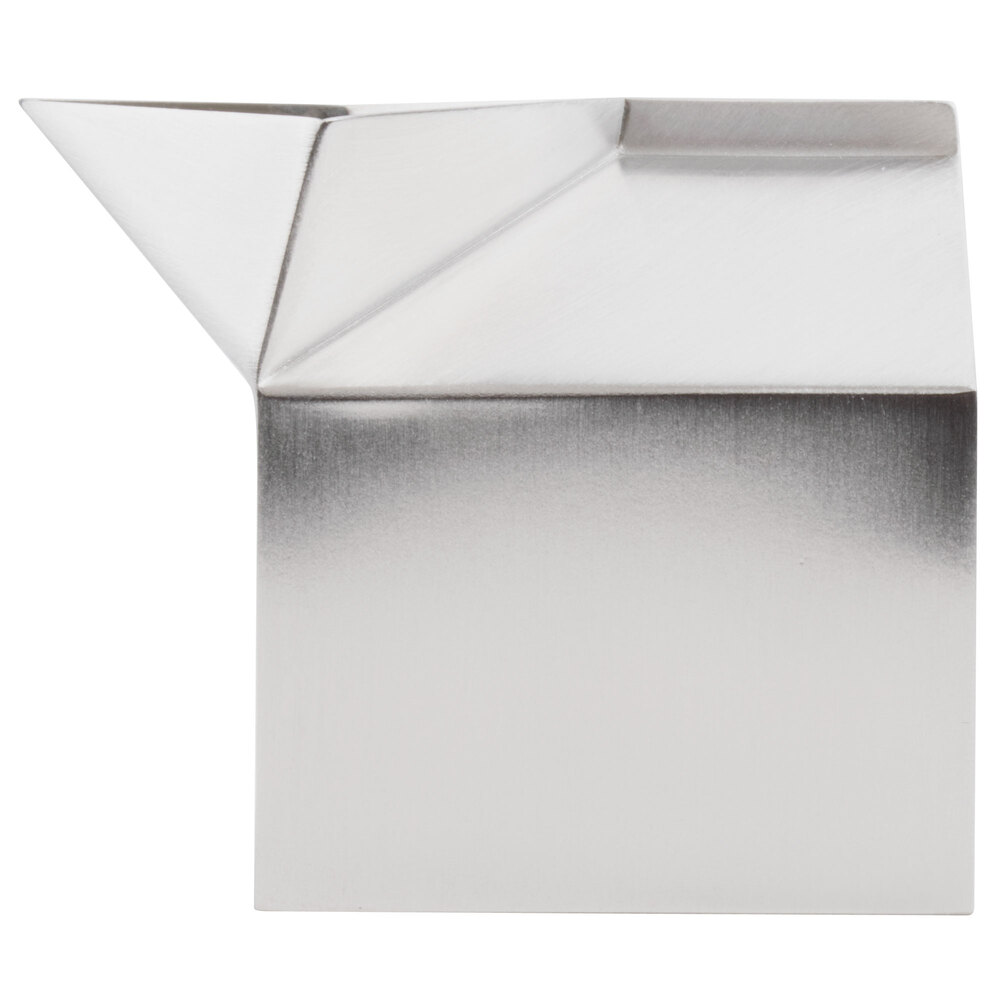 American Metalcraft MCC300 3 oz. Stainless Steel Milk Carton Creamer