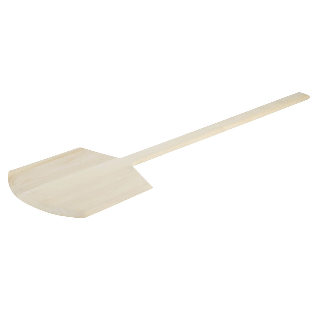 American Metalcraft 11" x 11" Wood Pizza Peel with 28" Handle 1139